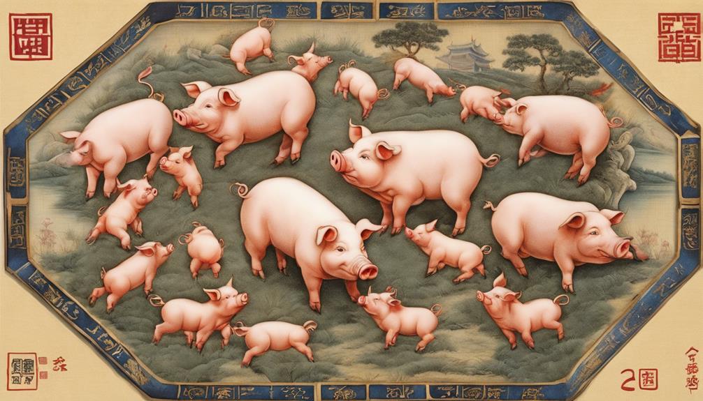 a pig and donkey