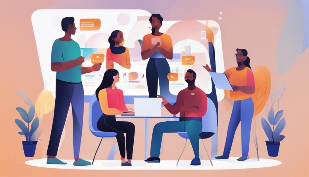 connecting through online platforms