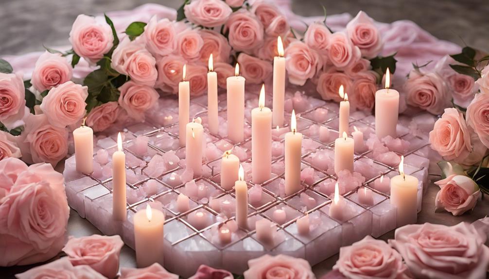 crystal grid for love
