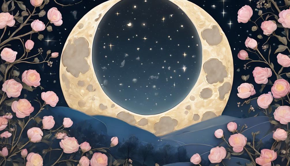 emotional reflection under moon