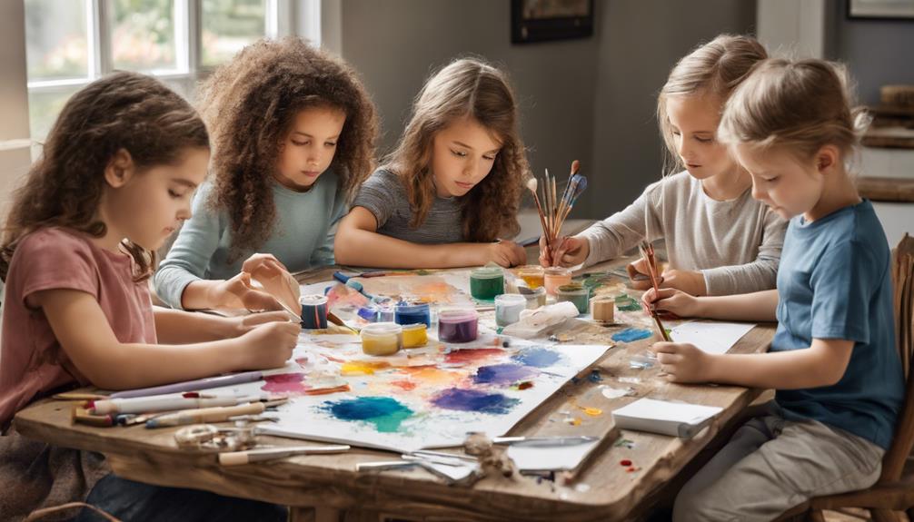 engaging kids with art