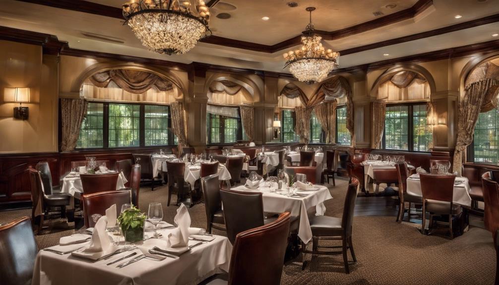 family restaurant with golf