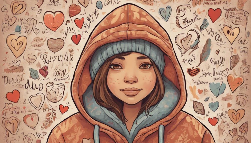manifesting love with hoodies