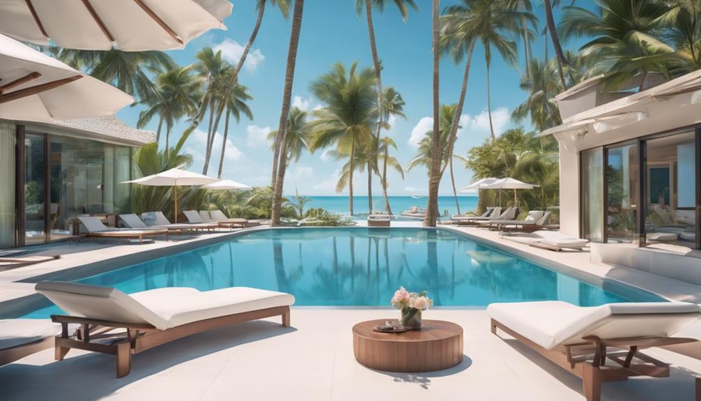 peaceful park with ducks