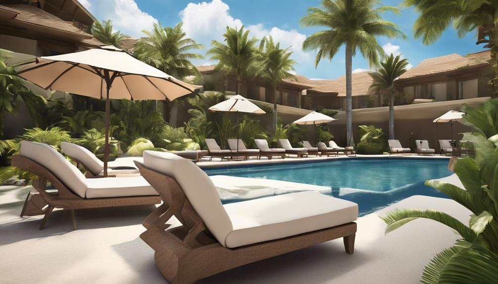 tranquil setting with improvements