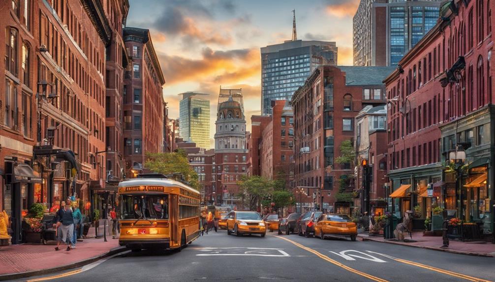 urban city on east