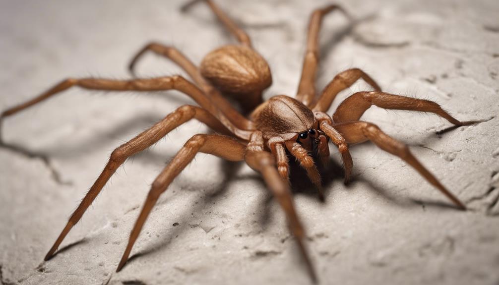 venomous spider with violin shaped marking