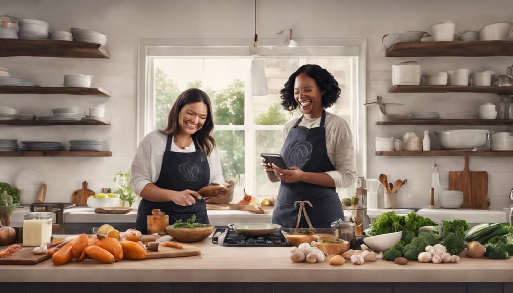 virtual cooking date night