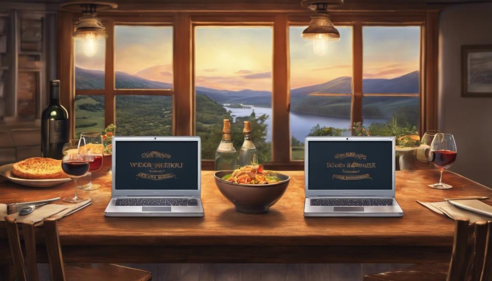 virtual dinners with friends