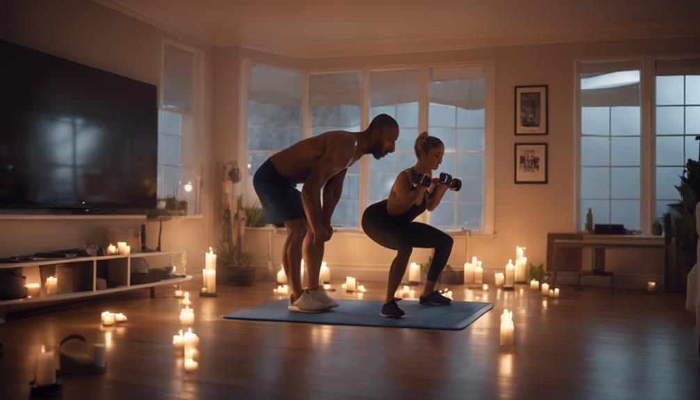 virtual exercise classes offered