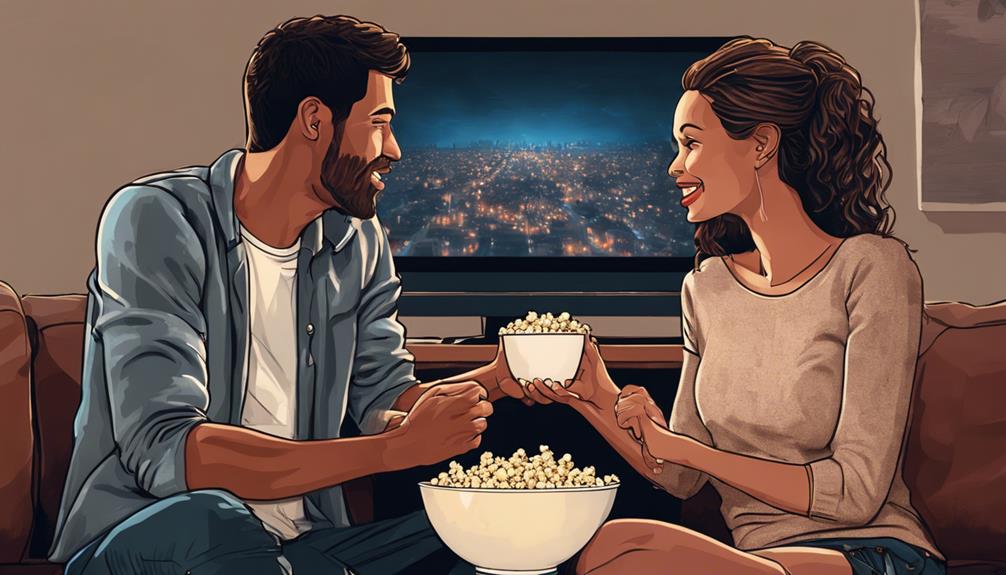 virtual movie night date