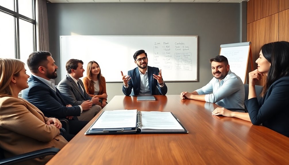 conduct organized candidate interviews