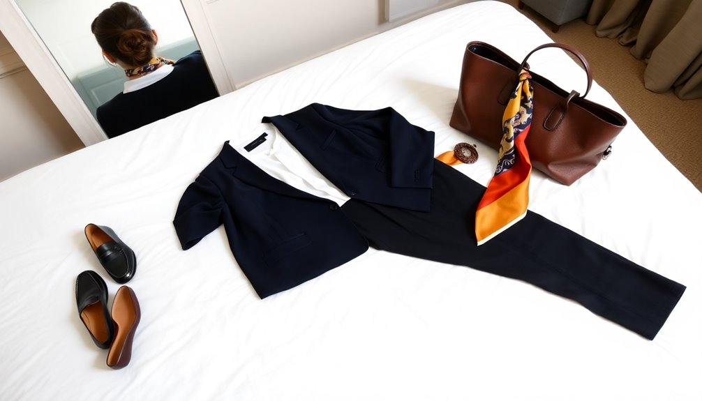 dress appropriately for interviews