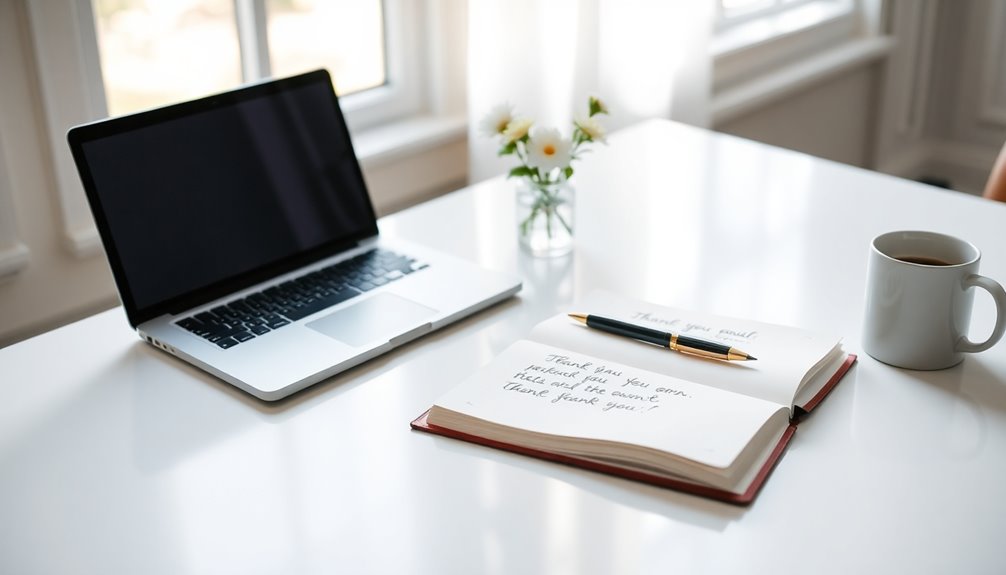 express gratitude through email