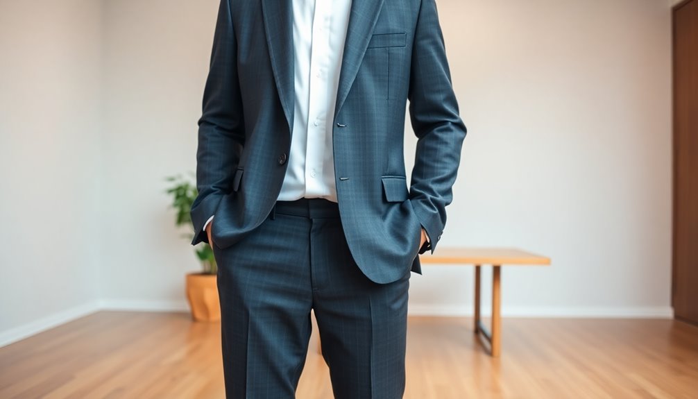 focus on professional attire