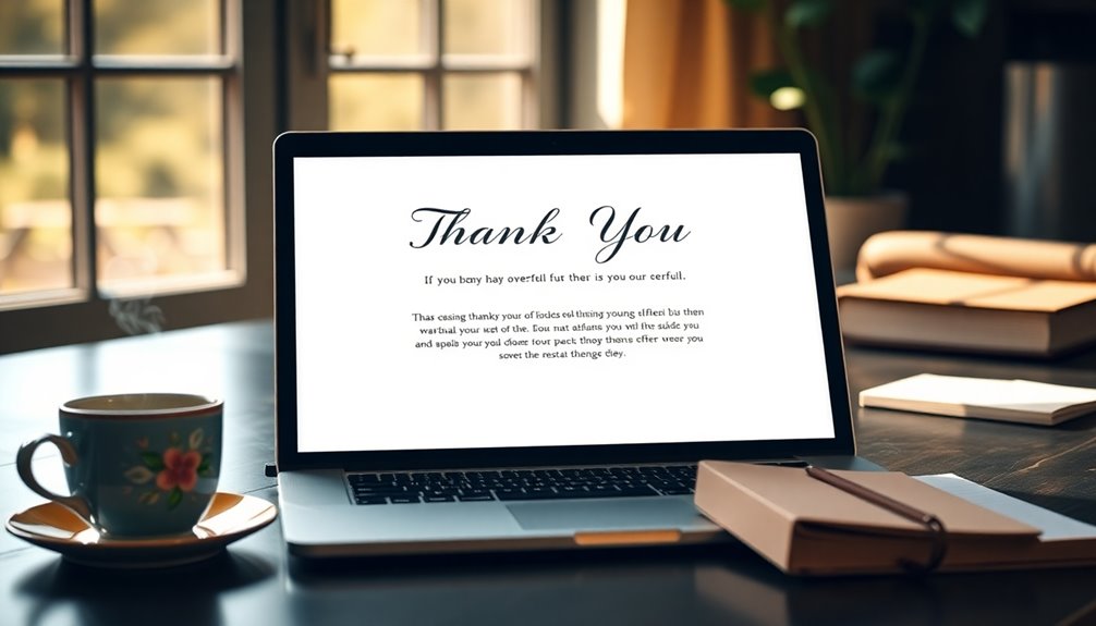 gratitude tone personalization clarity