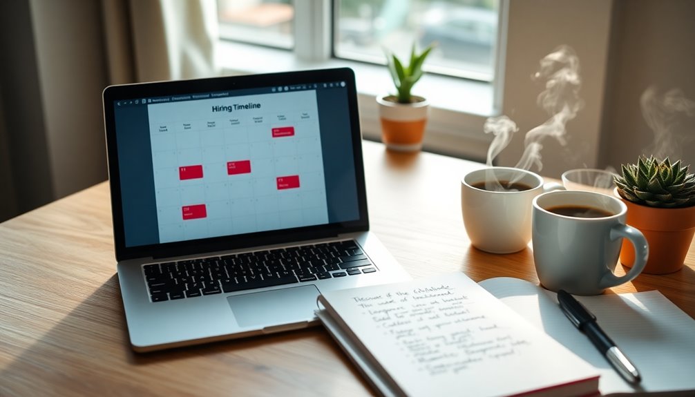 hiring process schedule overview