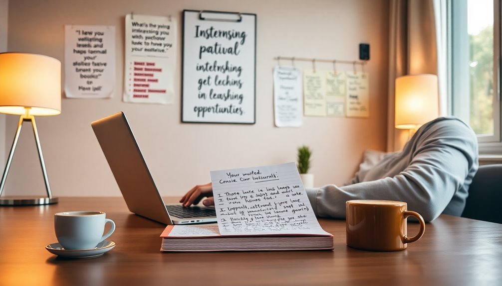 internship objectives and aspirations