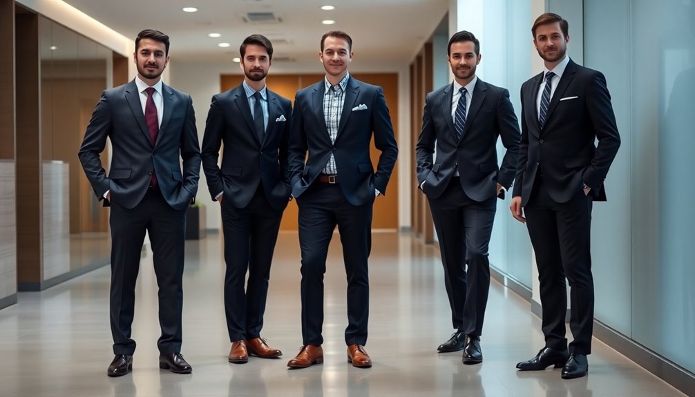 professional and polished clothing