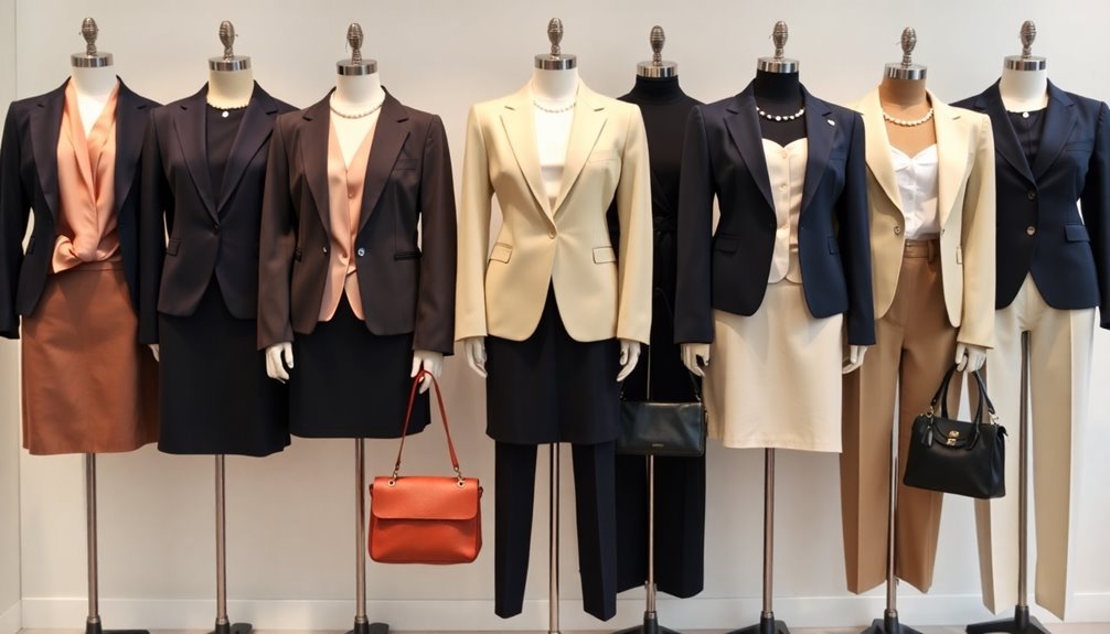 professional yet relaxed clothing