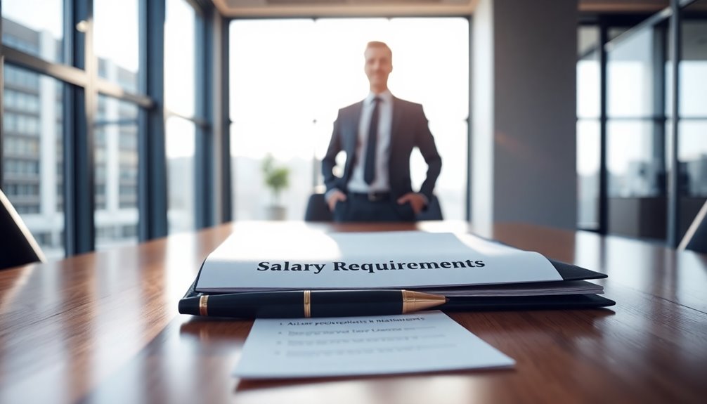 salary expectations and needs