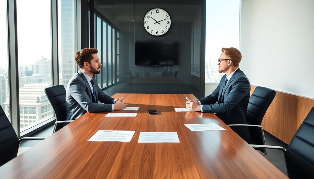 simulated interview preparation sessions