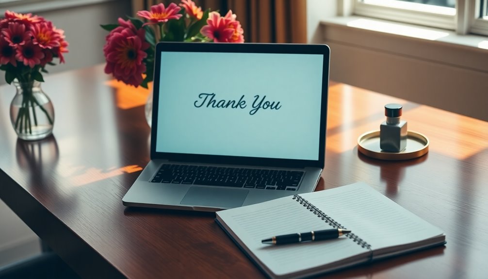 various thank you email types