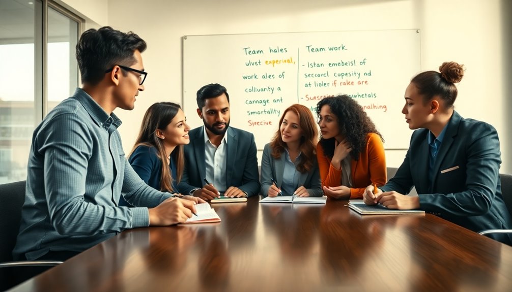 working together towards success