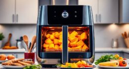 top double door air fryers