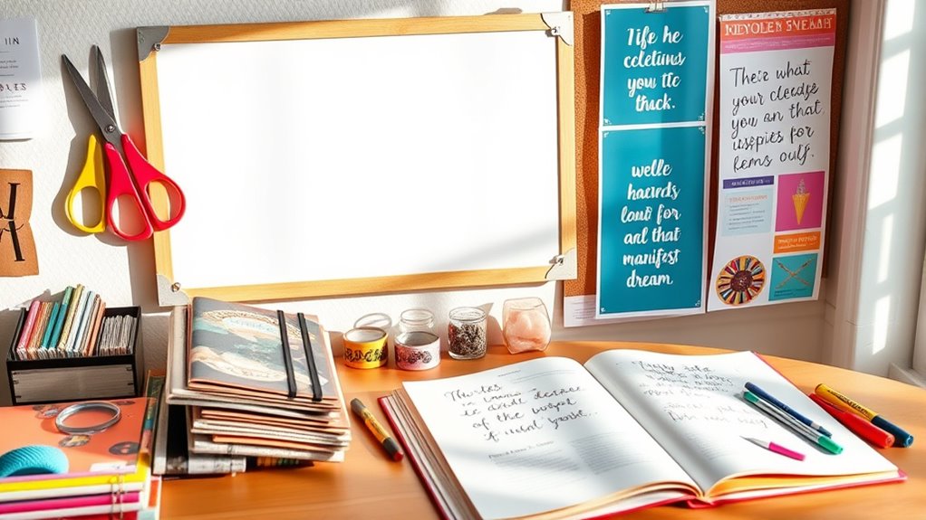 vision board supplies list