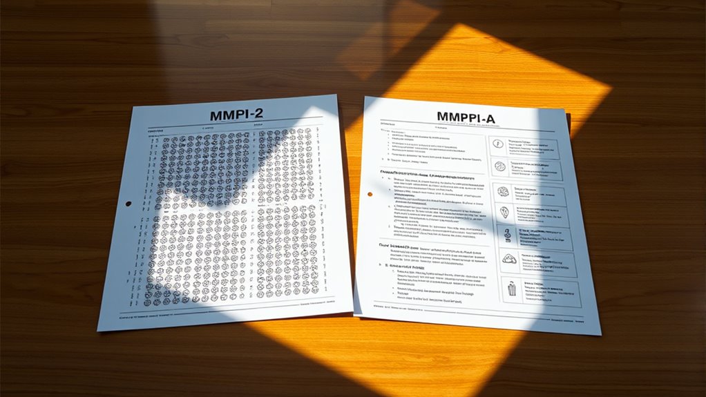 mmpi 2 versus mmpi a