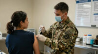 Military requiring flu vaccines for recruits as Air Force base deals with outbreak