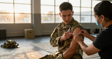 US military requires flu vaccine for some after outbreak in Texas training center