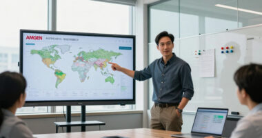 Amgen Surges In Global Coverage