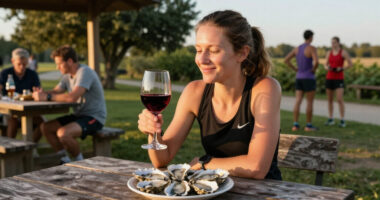 At This French Marathon, Runners Make Pit Stops For Wine And Oysters